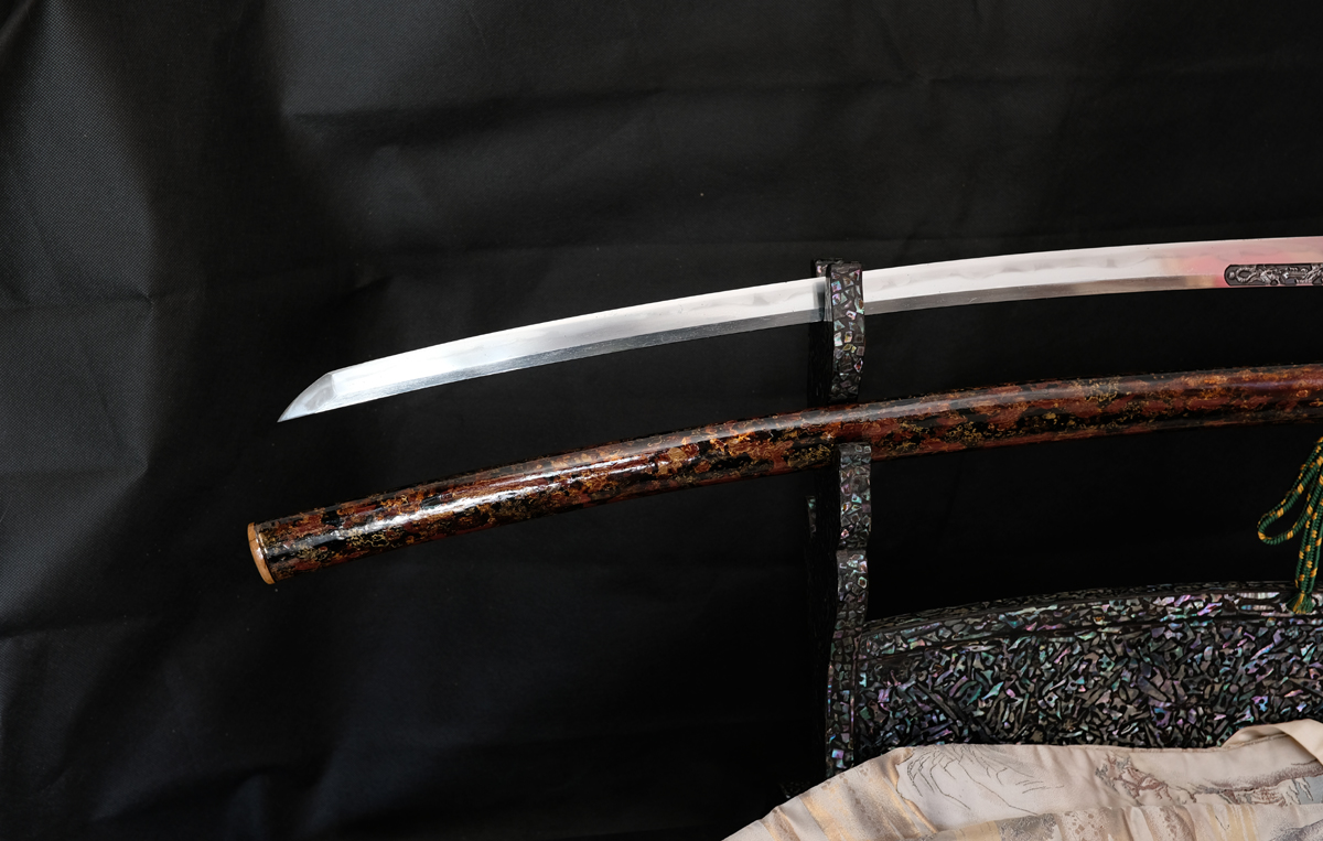 Japanese Tachi blade Horimono Dragon High Grade Katana Koshirae for ...